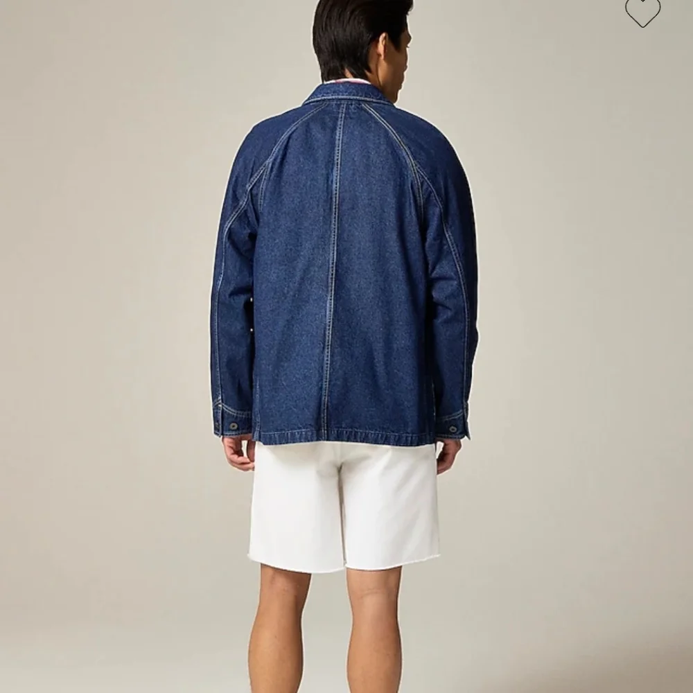 J Crew Wallace & Barnes chore jacket in Japanese denim Size M NWT *flaw